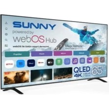 Sunny Tv SN65QUMLN-W02M 65" QLED Ultra Hd 4K Webos Tv