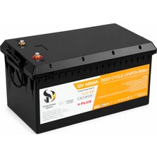 Sd Energy 12V 400AH Plus Eve, Jk Bms 6000DOD Bluetooth Lifepo4 Lityum Akü