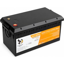 Sd Energy 24V 200AH Eve, Jk Bms 6000DOD Bluetooth Lifepo4 Lityum Akü