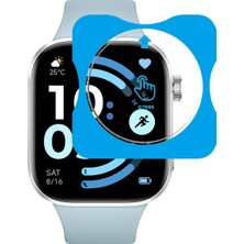 MMP Shop Redmi Watch 4 / 5 / 6 Uyumlu Kolay Kurulum Aparatlı Temperli Cam Ekran Koruyucu