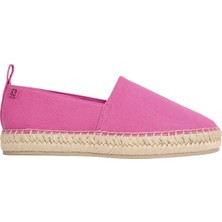 Calvin Klein Calvın Kleın Kadın Marka Logolu Günlük Kullanıma Uygun Pembe Espadril HW0HW02931 Tz3