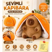 Trust Store Sevimli Kapibara Peluş Oyuncak Açıldığında 40 cm Rahat Tasarım