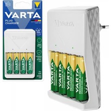 Varta 4xaa 2100 Mah Pilli Beyaz Plug Pil Şarj Ci̇hazı