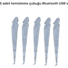 Emre Bilişim Bluetooth Kulaklık-Şarj Girişi Temizleme Çubuğu Seti -Telefon, Usb, Uyumlu Premium 5 Adet