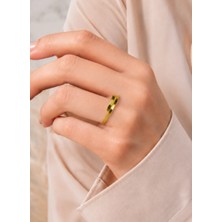 Kızılay Kuyumcusu 14 Ayar Altın Yüzük Ajda Model 1.54 gr YZK8283