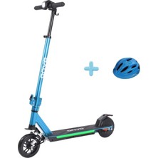 ONVO KX-03 200W Elektrikli Çocuk Mavi Scooter - Kasklı