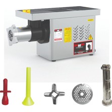 Enazon 22 No Et Kıyma Makinesi 1,1 Kw 1,5 Beygir (Yedek Ayna Bıçak Salça ve Sucuk Aparatlı) 220 Volt