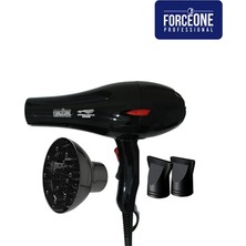 Forceone Profesyonel Fön Makinesi Saç Kurutma PRO-5500 Sessiz Devrim! 2200W Yüksek Isılı