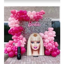 Parti Düşleri Pembe - Fuşya Temalı Doğum Günü Balon Zincir Seti