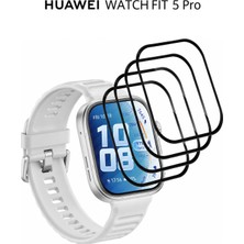 Nezih Case Huawei Watch Fit 5 Pro Uyumlu Full Kaplayan Güçlendirilmiş Flexible Ekran Koruyucu