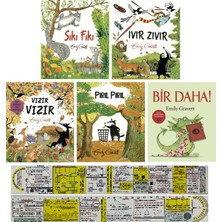 Beta Kids Emily Gravett 5 Kitap Set/sıkı Fıkı+Ivır Zıvır+Vızır Vızır+Pırıl Pırıl+Bir Daha + Özel Cetvel
