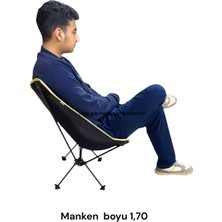 MOOD CLASS Çanta Içi  Küçük Pratik Sandalye Araç  Motor Yürüyüş Kamp Piknik Plaj Sandalyesi Ergonomik Nurgazsandalye
