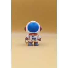 Rodopiva Sevimli Astronot Hareketli Anahtarlık Çanta Süsü Charm