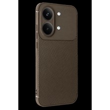 Senson Xiaomi Poco X8 Pro Max Auto Focus Karbon Kapak - Kahverengi