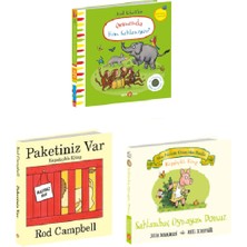 Beta Kids Ormanda Kim Saklanıyor (Keçeli Kitap) + Paketiniz Var (Kapakçıklı Kitap) + Saklambaç Oynayan Domuz (Kapakçıklı Kitap) 3'lü Set