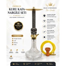 Victor Premium Kuru Kafa Nargile Takımı – Paslanmaz Çelik Lüks Nargile Seti | Full Takım Lüle ve Marpuç Dahil