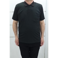 Becces Fistan Store Erkek Çizgili Klasik Kesim Rahat Kalıp Tek Cepli Polo Yaka T-Shirt
