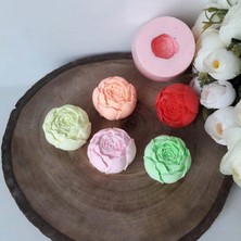 Karakız Mini Tomurcuk Gül Silikon Kalıp 3x3x2.5 Cm