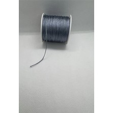 5 Metre - 0.80 mm Bileklik Ipi Koyu Gri Renkli Paraşüt Ipi
