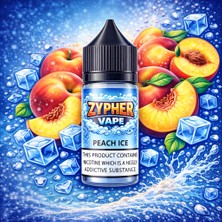 Zypher Peach Ice 30 Ml/3 Mg  Yüksek Aroma Likit
