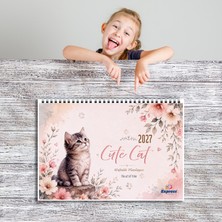 Express Planlayıcı 2027 Takvim A4 Ebat 53 Haftalık Planlayıcı Cute Cat