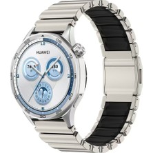 Five-E Huawei Gt2 46MM Çift Bileşenli Endüstriyel Metal Kaplama Termo-Silikon Fusion Serisi Kordon