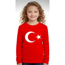 Baby Lory Kids Store Türk Bayraklı Uzun Kollu T-Shirt