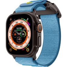 BuLand Store Apple Watch 44MM Shadyfit 154 Naylon Kumaş Hasır Örgülü Kordon
