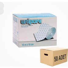 Unipore Fix Esnek Flaster 10CM x 10M - 50 Adet