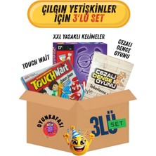 Yasaklı Kelimeler - Touch Wait - Cezalı Denge Oyunu ( 3'lü Yetişkin Set )