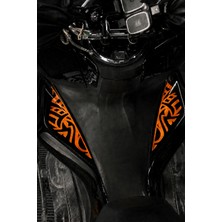 Banxtre Honda Pcx Için Depo Yanlarına Uygun Tribal Desen Sticker Seti (Sağ ve Sol)