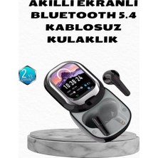 Erdo Ticaret Buğz Aktif Gürültü Engelleme Özellikli Kablosuz Kulaklık – Akıllı Ekranlı Şarj Kutusu