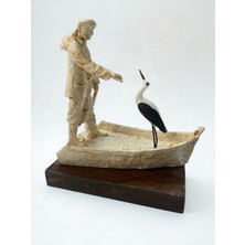 Anatolia Museum Adem Amca ve Yaren Leylek Heykeli