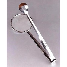 Erdo Ticaret Buğz Çok Amaçlı Süzgeçli Paslanmaz Metal Haşlama ve Kızartma Maşası