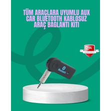 Erdo Ticaret Buğz Taşınabilir Bluetooth Aux Araç Müzik ve Konuşma Kiti