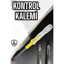 Erdo Ticaret Buğz Test Cihazı Kontrol Kalemi Çift Başlıklı Şeffaf Elektrik Testi