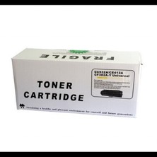 Fragile Fragıle Hp CE412A CF382A 305A 3500SAYFA Sarı Muadil Toner