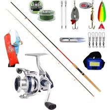 Oslo Okuma Aria-C4000a 270cm 10-35gr Remixon Red Zoom Karbon Turna Spin Olta Takımı Seti