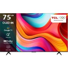 Tcl 75T8B 4K Ultra Hd 75" 190 Ekran Uydu Alıcılı Google Smart QLED Tv - Outlet