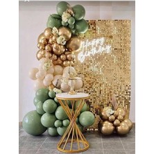 Parti Düşleri Okaliptüs - Gold - Deniz Kumu Balon Zincir Seti