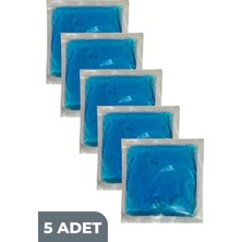 Erdo Ticaret Buğz Termojel Sıcak Soğuk Kompres Jel Buz Paketi, 5 Adet Soğutucu Jel Isıtıcı Jel Kompres 13CMX13CM