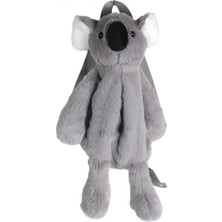 Erdo Ticaret Buğz Koala Peluş Çanta Gri DD-30484