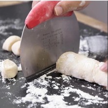 Erdo Ticaret Buğz Paslanmaz Çelik Hamur Kesme ve Şekillendirme Spatulası