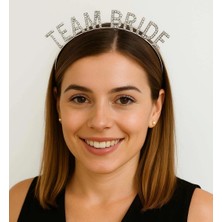 Erdo Ticaret Buğz Gümüş Renk Team Bride Taç Plastik – Gelin ve Nedime Tacı