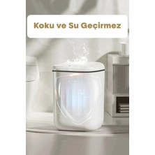 Erdo Ticaret Buğz Akıllı Teknolojik Sensörlü Çöp Kovası Işık Antibakteriyel Koku Geçirmez Mutfak Banyo Wc Ofis 20L Uv