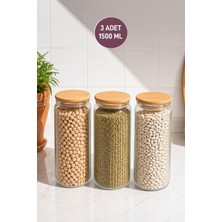 Selka Home - 1500 ML Rigel 3'lü Kavanoz