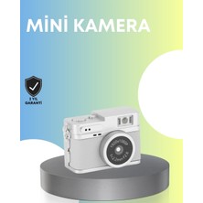Erdo Ticaret Buğz Mini Retro Dijital Kamera 1080P Full Hd Dahili 128GB Hafızalı