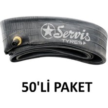 Servis 2.75/3.00X17 Iç Lastik Butyl Motosiklet Iç Lastiği (50 Adet)