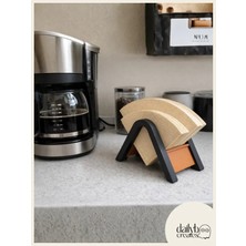 Filtre Kağıdı Standı-Kahve Demleme Kağıdı Tutucu-V60 Kağıt Tutucu Stant- Filtre Kahve Düzenleyici