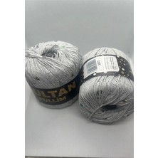 Sultan Boncuklu Ip Serisi Pullim ve Inci Serisi 1 Adet 50 Gram 100 Metre (Renk : 1105 Gri)